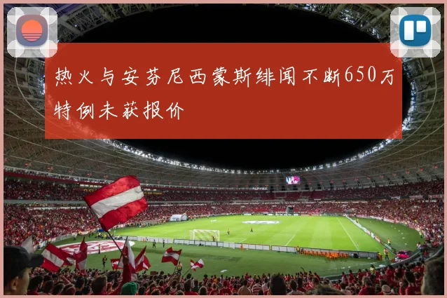 热火与安芬尼西蒙斯绯闻不断650万特例未获报价